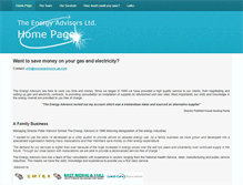 Tablet Screenshot of energyadvisorsuk.com